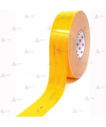 Cinta retrorreflectante tipo SEÑAL V-23 Clase C Marcado ECE104 DG color amarillo