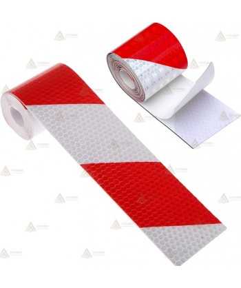 Cinta adhesiva reflectante de Nivel 2  Blanco/Rojo 3M™ 823i