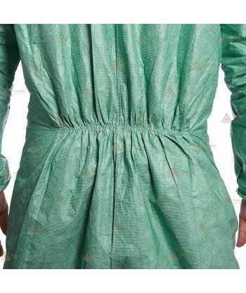 Buzo impermeable y transpirable Tyvek® 500 Xpert  (Tipo 5 y 6) color verde