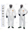 Buzo Tychem 4000 S sin calcetín. Tipo 3B, 4B, 5 y 6 (15 Und)
