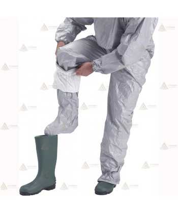 Buzo Tychem 6000 F gris con calcetines. Tipo 3B, 4B, 5, 6   (20 und)