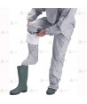 Buzo Tychem 6000 F gris con calcetines. Tipo 3B, 4B, 5, 6   (20 und)