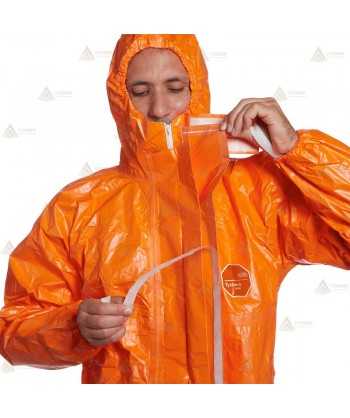 Buzo desechable Tychem 6000 F naranja. Tipo 3B, 4B, 5, 6   (25 und)