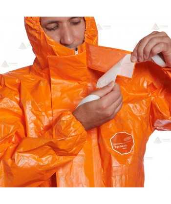 Buzo desechable Tychem 6000 F naranja. Tipo 3B, 4B, 5, 6   (25 und)