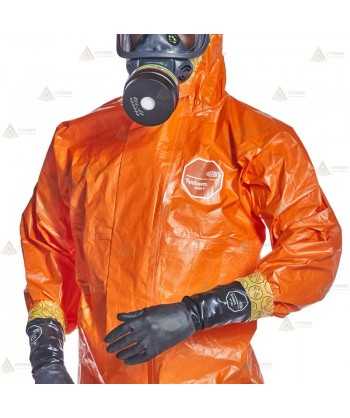 Buzo desechable Tychem 6000 F naranja. Tipo 3B, 4B, 5, 6   (25 und)