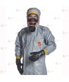 Buzo Tychem 6000 F Plus gris sin calcetines. Tipo 3B, 4B, 5, 6   (10 und)