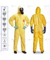 Buzo desechable Tychem 2000 C . Tipo 3B, 4B, 5 y 6   (25 und) color amarillo