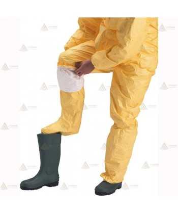 Buzo Tychem 2000 C con calcetines. Tipo 3B, 4B, 5 y 6   color amarillo
