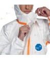 Buzo desechable TYVEC 800 J.  color blanco Tipo 3, 4, 5 y 6