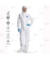 Buzo Tyvek 500 Labo con capucha y calzas. Tipo 5 y 6