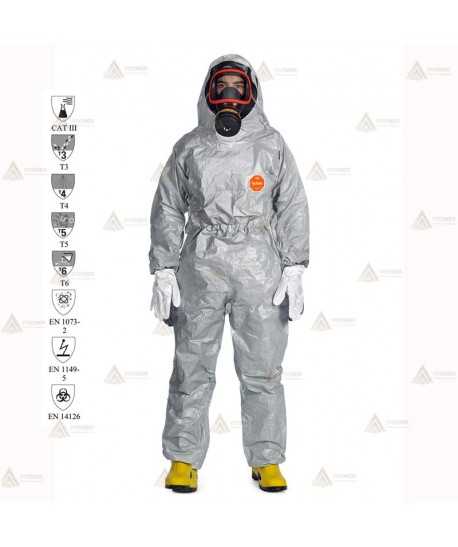 Buzo Tychem® 6000 F FaceSeal. Tipo 3, 4, 5, 6  (1 und)