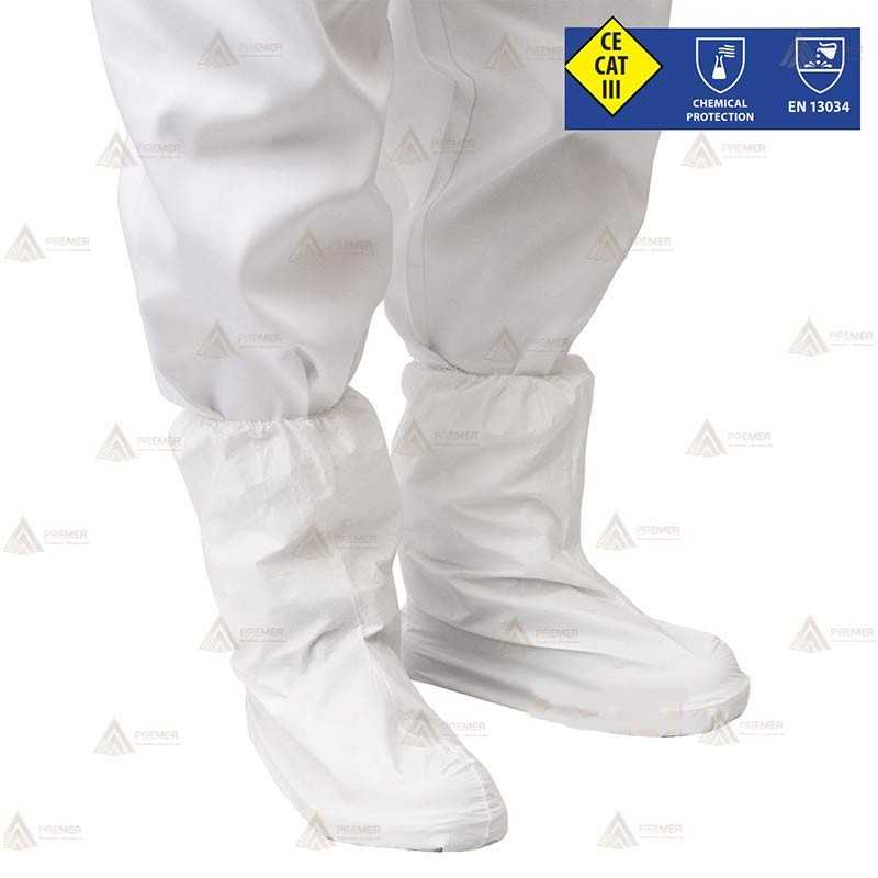 Cubrebotas protección química y biológica. Tipo 6