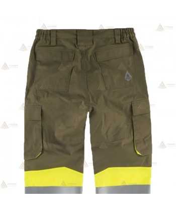 Pantalón ignífugo multibolsillos para bomberos forestales