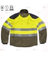 Chaqueta softshell ignífuga con refuerzos para bomberos forestales