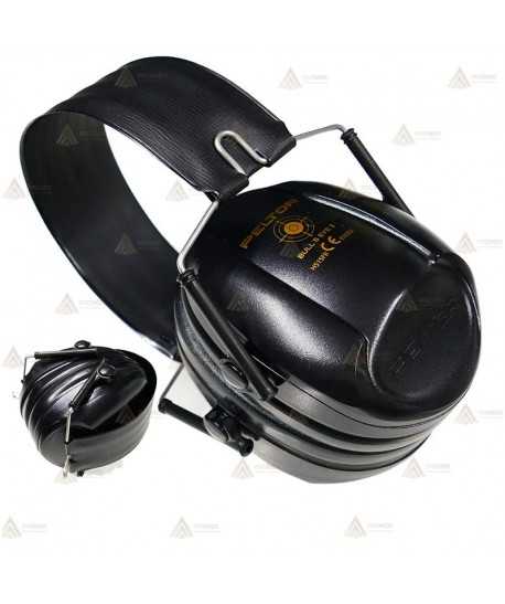 Orejeras 3M plegables negras especiales para caza y tiro (27 dB)