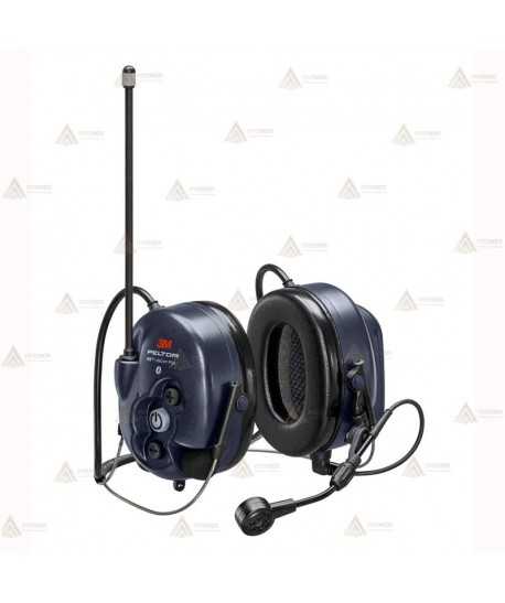 Orejeras 3M WS LiteCom Plus PMR446 MHz, analógicas, arnés de nuca (SNR 31dB)