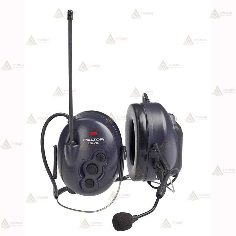 Orejeras 3M WS LiteCom PMR446 MHz, MT53H7A4400-EU, nuca (SNR 32dB)