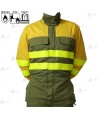 Buzo ignífugo de alta visibilidad para bomberos forestales