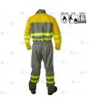 Buzo ignífugo de alta visibilidad para bomberos forestales