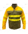 Chaquetón ignífugo de alta visibilidad para bomberos forestales