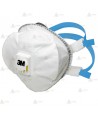 Mascarilla 3M 8825+ con válvula para partículas, FFP2 NR D (Pack 5)