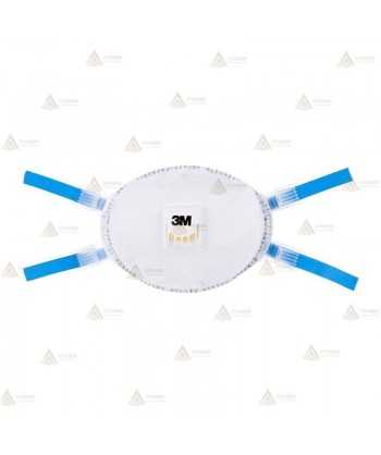 Mascarilla 3M 8825+ con válvula para partículas, FFP2 NR D (Pack 5)