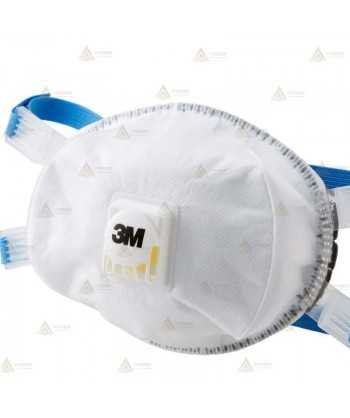 Mascarilla 3M 8825+ con válvula para partículas, FFP2 NR D (Pack 5)