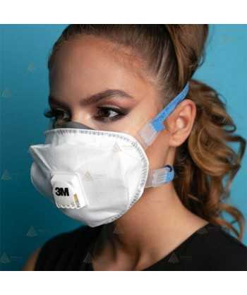 Mascarilla 3M 8825+ con válvula para partículas, FFP2 NR D (Pack 5)