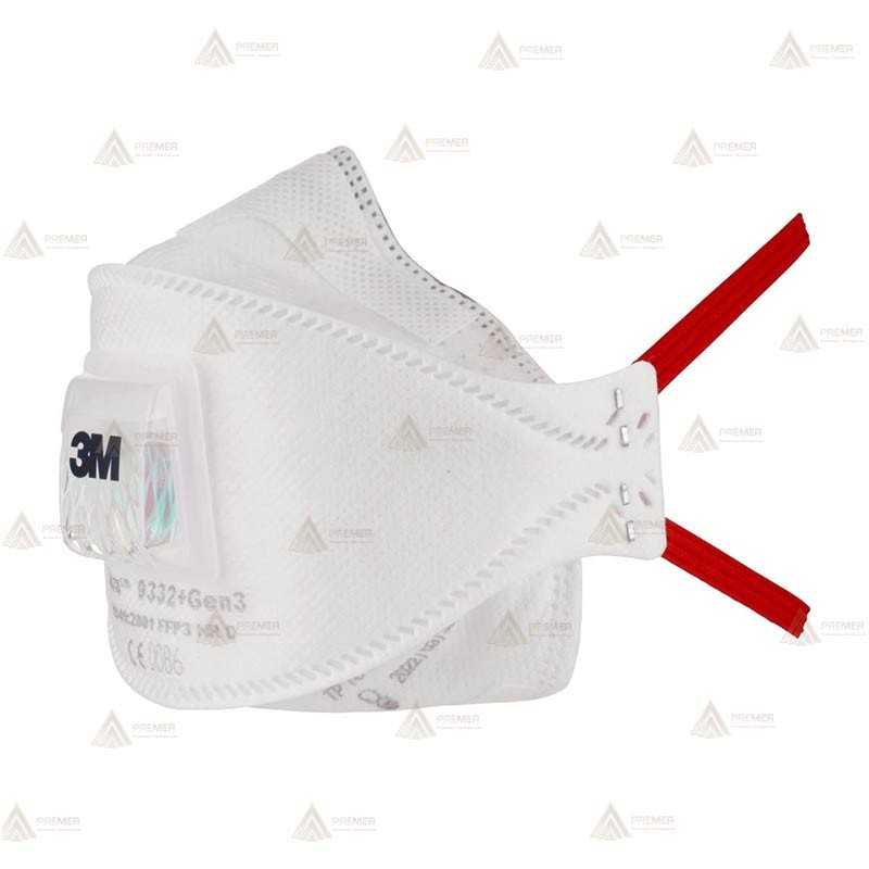 Mascarilla plegable con válvula, FFP3 NR D 3M™ Aura™ 9332+ GEN3