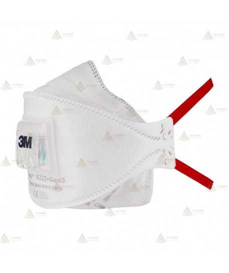 Mascarilla plegable con válvula, FFP3 NR D 3M™ Aura™ 9332+ GEN3
