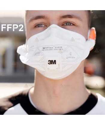 Mascarilla plegable con válvula FFP2 NR D 3M™ VFlex™ 9162E