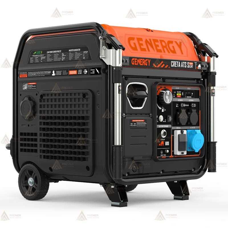 Generador Inverter Silent a gasolina 4T (230V / 7.500W) con arranque automático por fallo en la red
