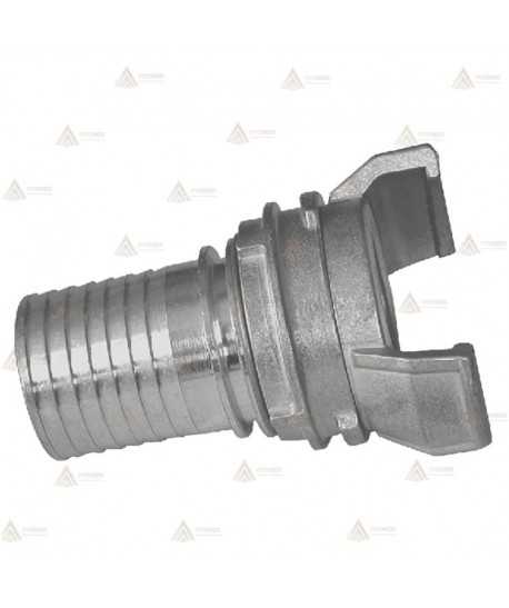 Acople Guillemin  en aluminio y acero inoxidable para mangueras