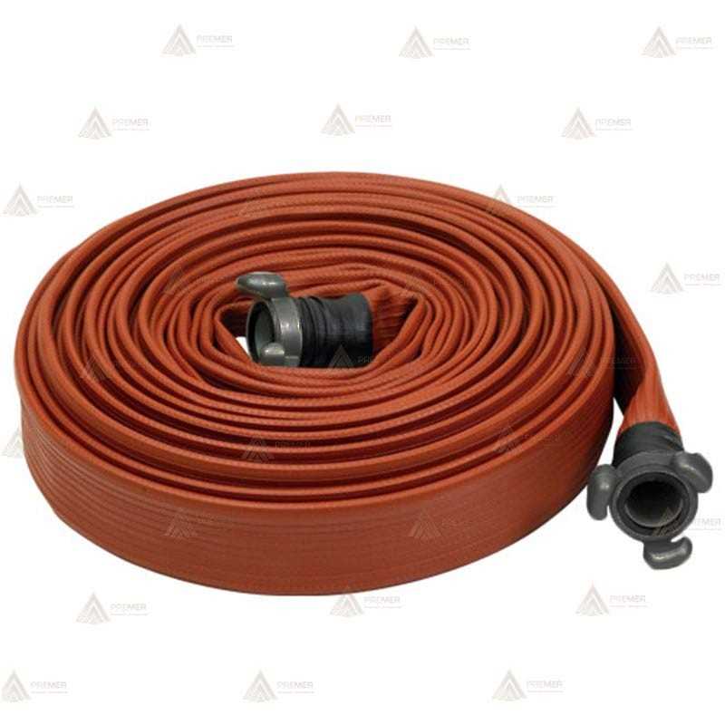 Manguera Armtex One con acoples BARCELONA en aluminio estampado FORTEX. Manguera certificada según UNE 23091-2A