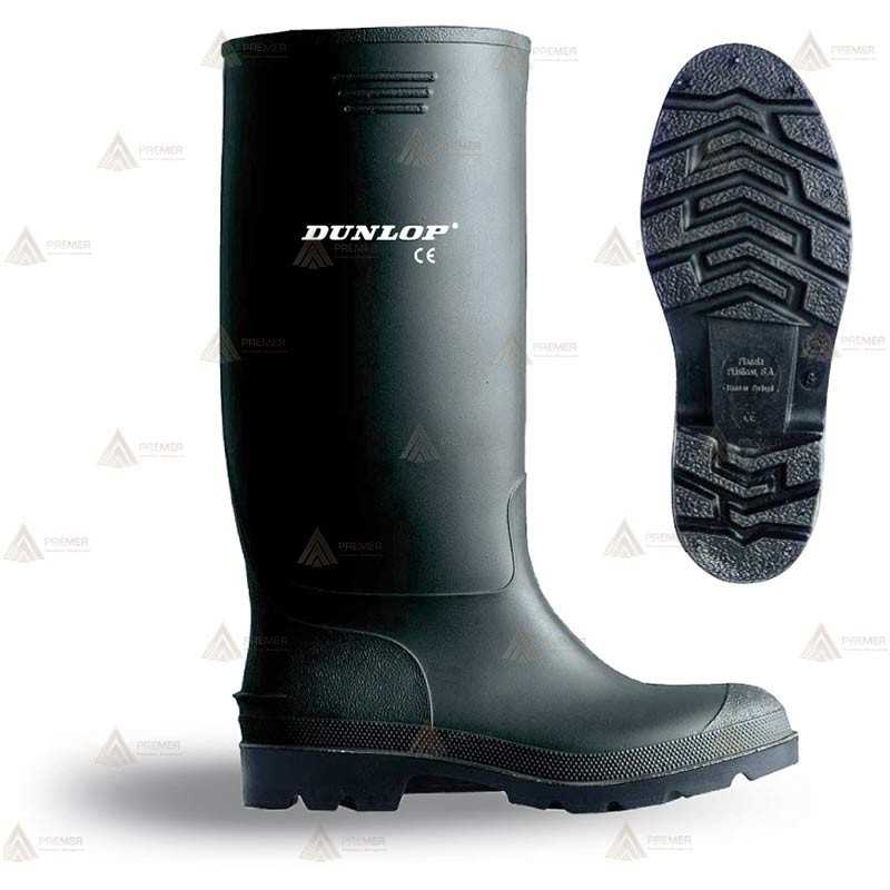 Bota de agua antideslizante de Dunlop sin seguridad