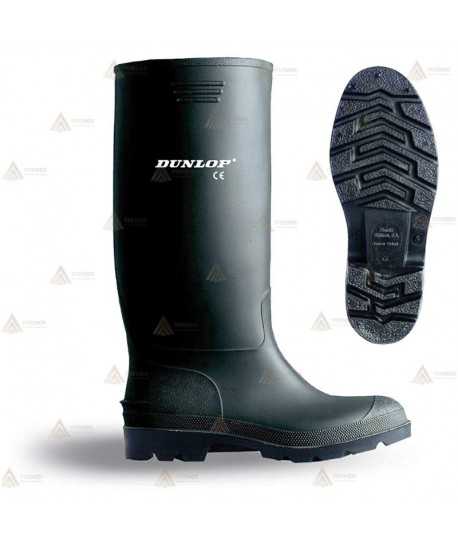 Bota de agua antideslizante de Dunlop sin seguridad