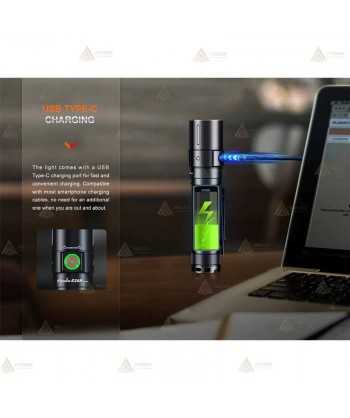 Linterna táctica recargable Fénix E28R V2 de 1700 lúmenes