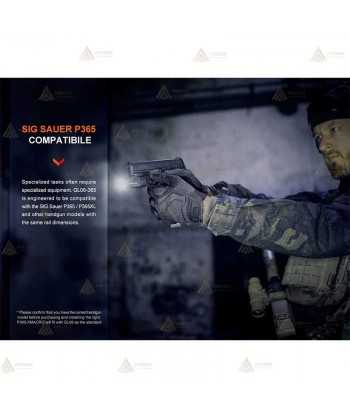 Linterna táctica Fenix GL06 - Para pistolas de bolsillo