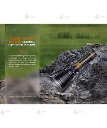 Linterna HT18R de Fenix especial para caza (2800 lúmenes)
