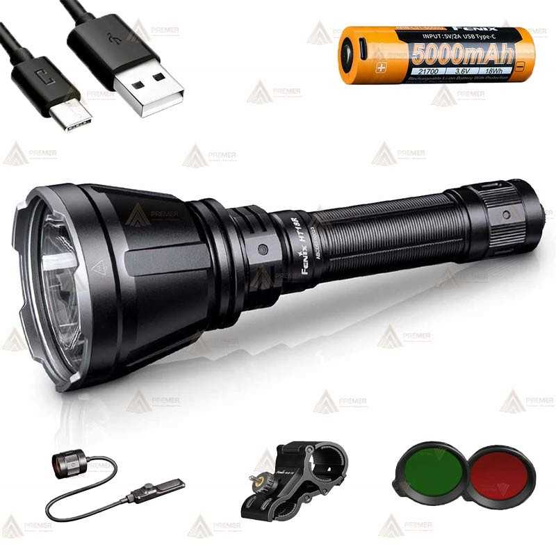 Pack de Linterna HT18R de Fenix especial para caza (2800 lúmenes)