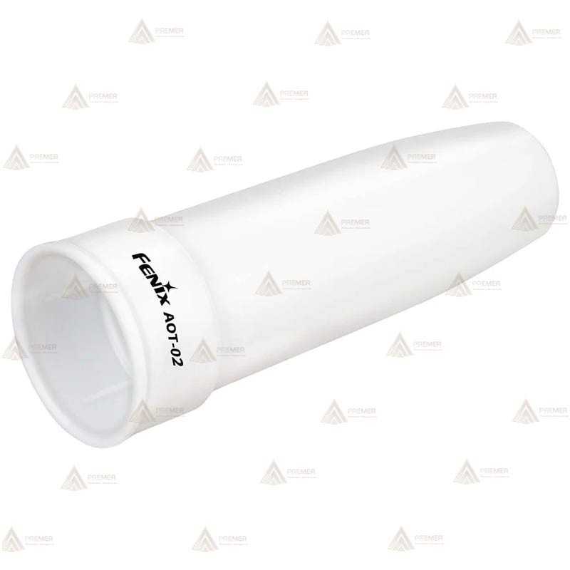 Cono blanco de tráfico para distintos modelos de linternas Fenix