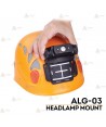 Soporte de linterna Fénix para casco de rescate o bicicleta policial