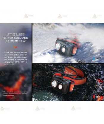 Frontal HL32R-T ligero de alto rendimiento para trail running de Fénix  (800 lúmenes)