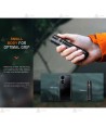 Linterna Fénix E35R recargable por micro USB-Tipo C (3100 Lúmenes)