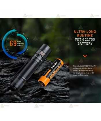 Linterna Fénix E35R recargable por micro USB-Tipo C (3100 Lúmenes)