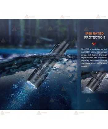 Linterna táctica Fenix PD40R-V3.0 (3000 Lúmenes)
