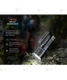 Linterna Fénix LR60R con un haz de 1.085 m (21.000 lúmenes)