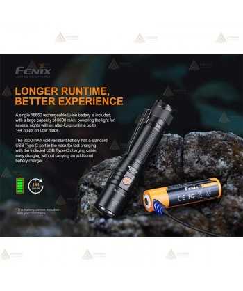 Linterna Fénix LD32 UVC con rayos ultravioleta para desinfección (1200 Lúmenes)