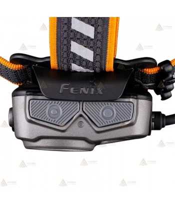 Frontal Fénix HP16R 1250 lúmenes con doble foco (inundación y distancia) y luz blanca y roja