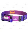 Frontal Fénix HM65R-DT de altas prestaciones (1500 Lúmenes) color lila
